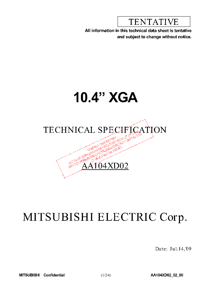 AA104XD02_7774454.PDF Datasheet