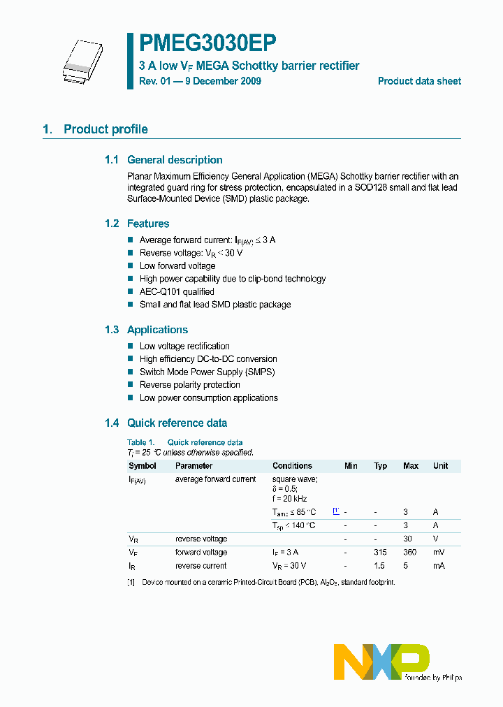 PMEG3030EP_7888352.PDF Datasheet