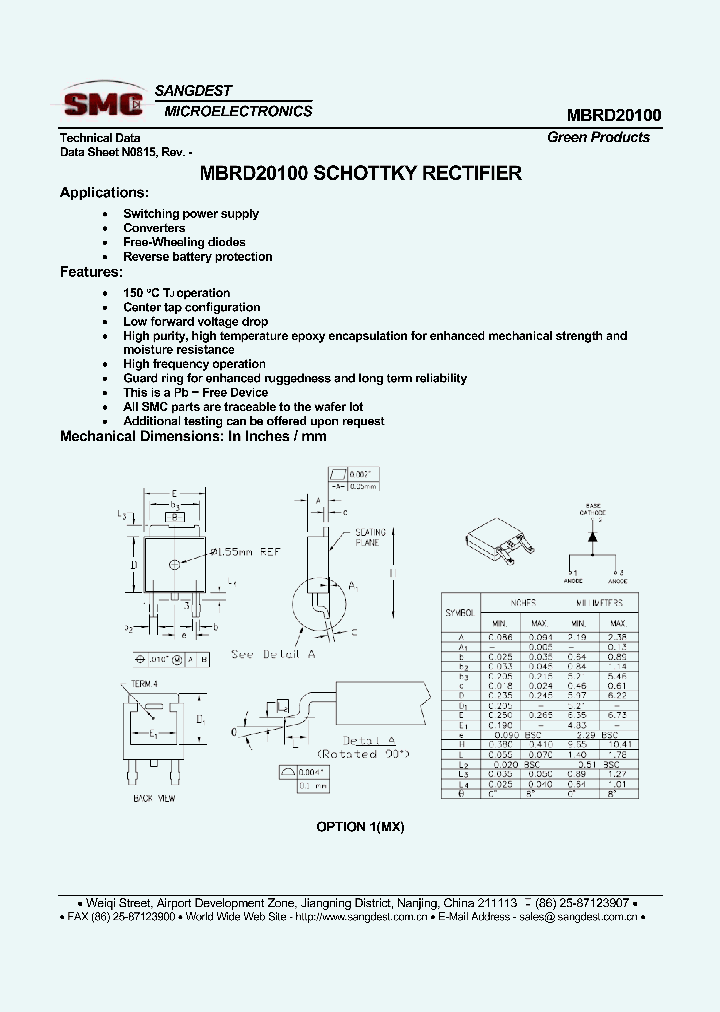 MBRD20100_7930706.PDF Datasheet