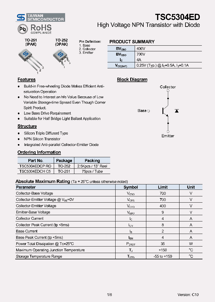 TSC5304ED_7931443.PDF Datasheet