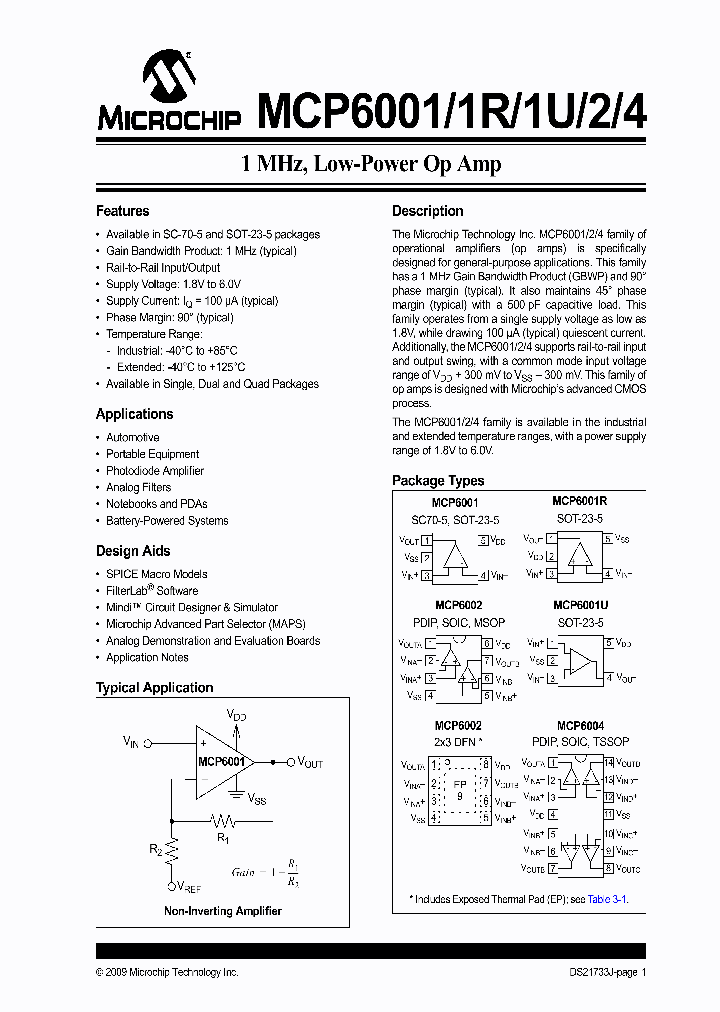 MCP6002T-IMSG_7952327.PDF Datasheet