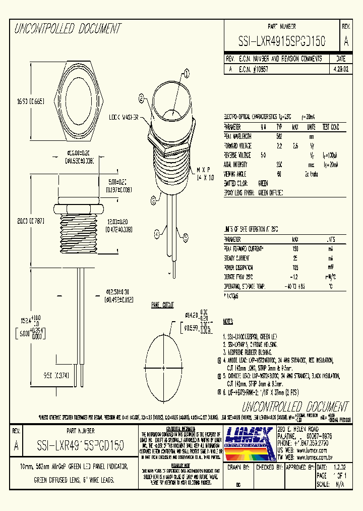 SSI-LXR4915SPGD150_8022888.PDF Datasheet