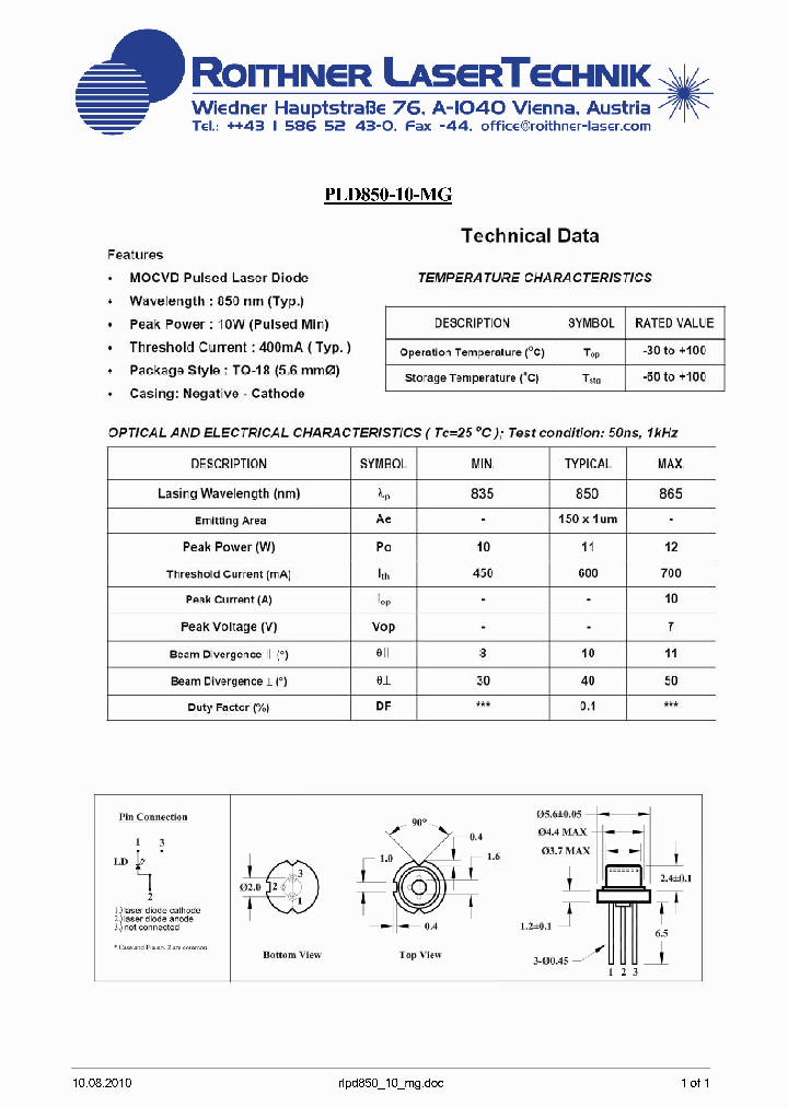 PLD850-10-MG_8076314.PDF Datasheet