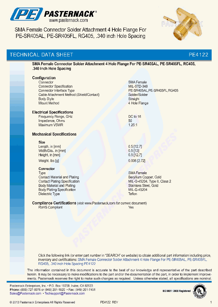 PE4122_8104870.PDF Datasheet