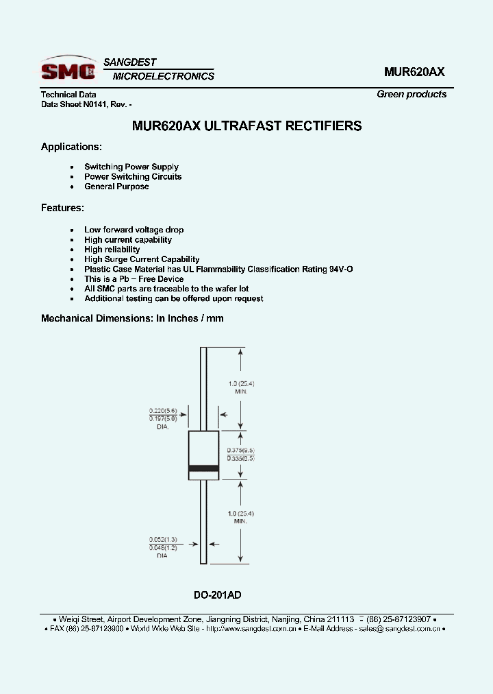 MUR620AX_8148161.PDF Datasheet