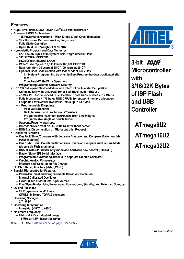 ATMEGA16U2-AU_8149167.PDF Datasheet