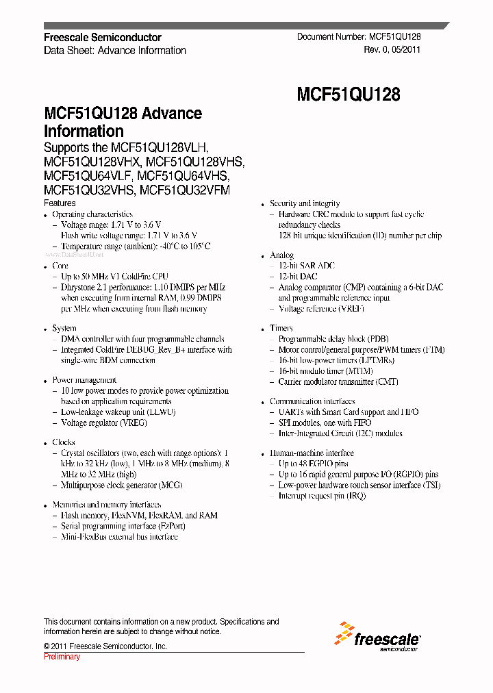 MCF51QU128_7825368.PDF Datasheet