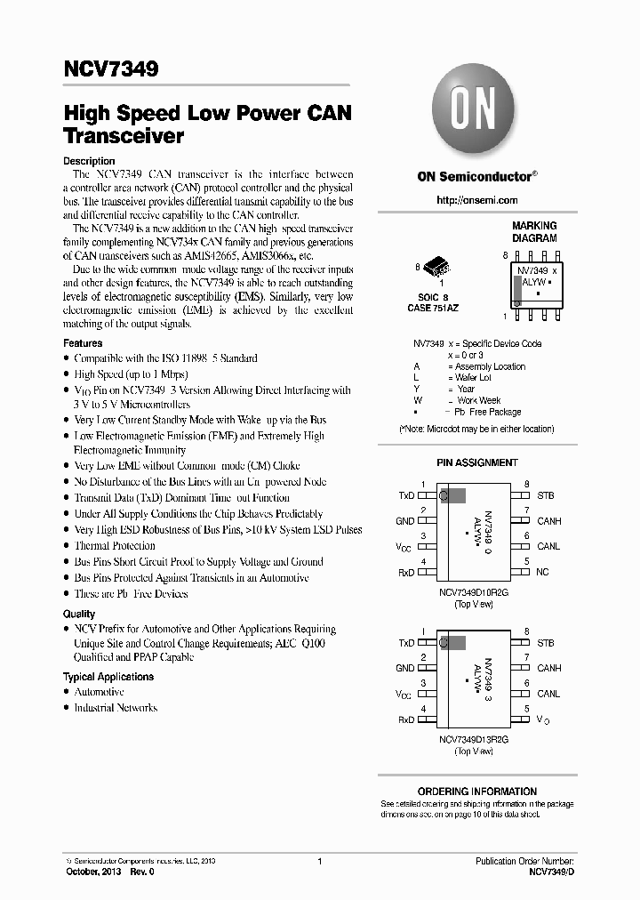 NCV7349_8191757.PDF Datasheet