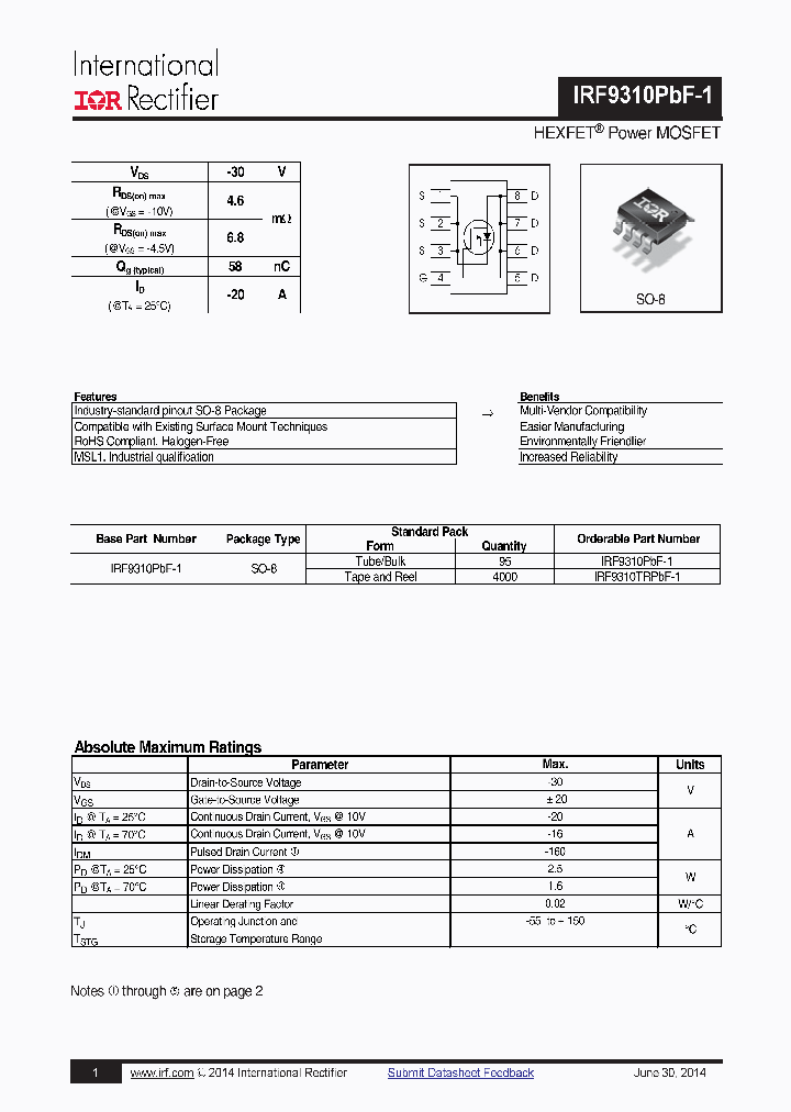 Irf9310 схема включения