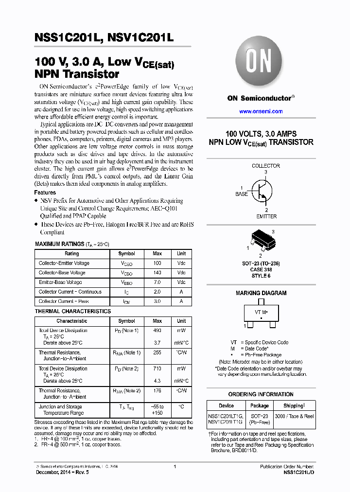 NSV1C201L_8210117.PDF Datasheet