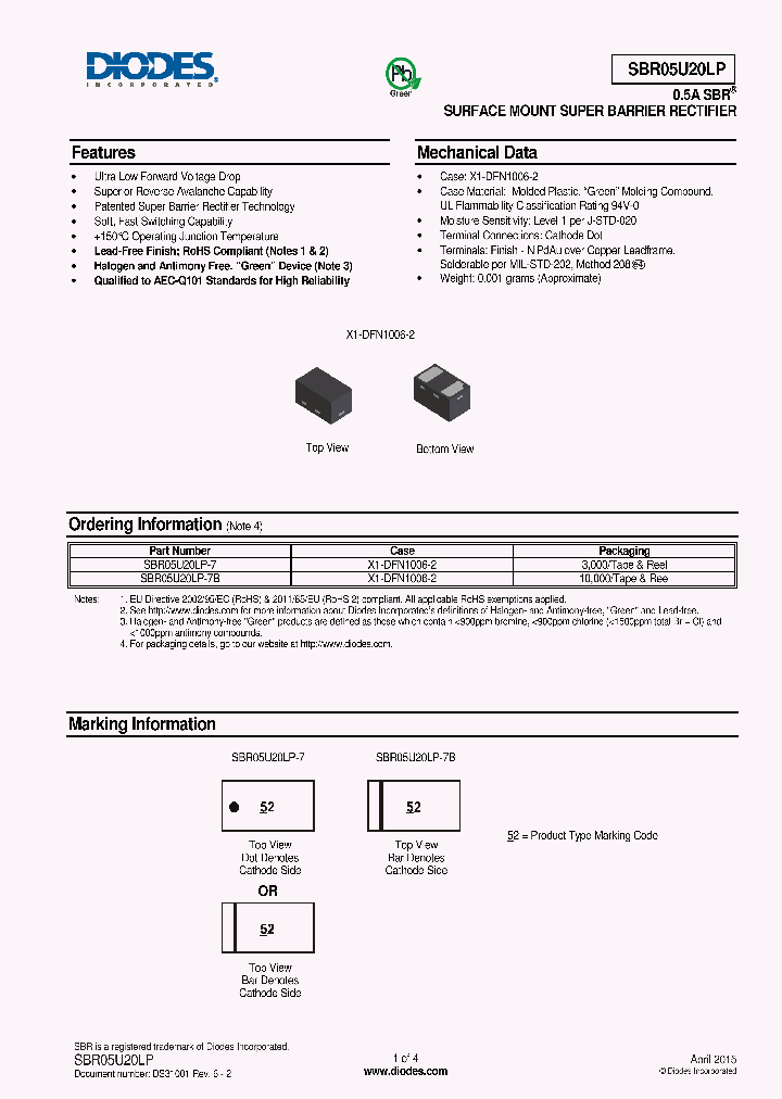 SBR05U20LP-7B_8211428.PDF Datasheet