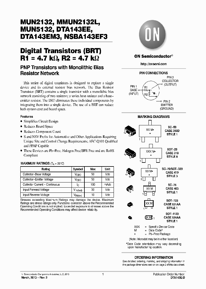 NSVMMUN2132LT1G_8221031.PDF Datasheet