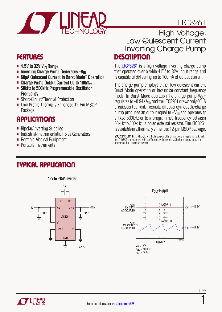 LTC3261_8244268.PDF Datasheet