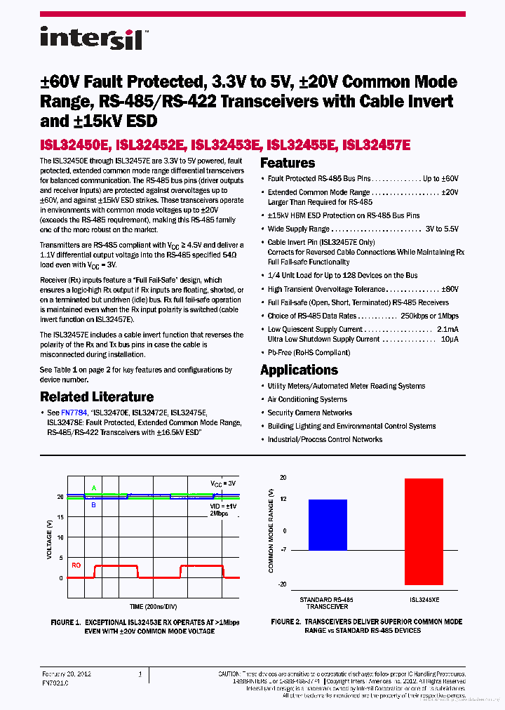 ISL32452E_7853823.PDF Datasheet