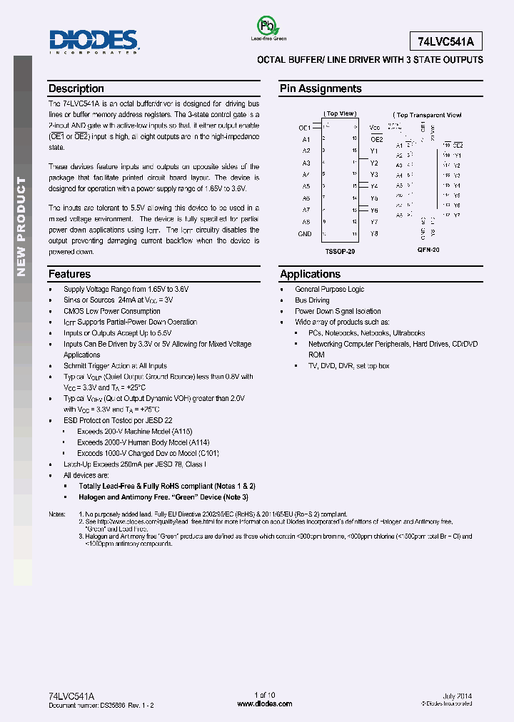 74LVC541AQ20-13_8285342.PDF Datasheet