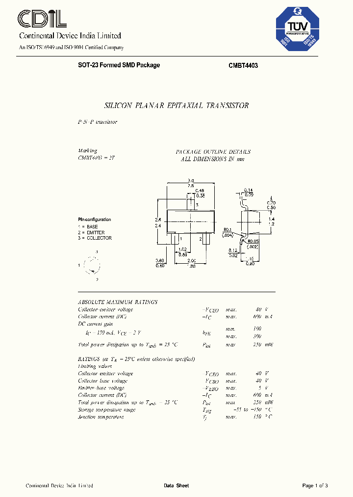 CMBT4403_8289775.PDF Datasheet