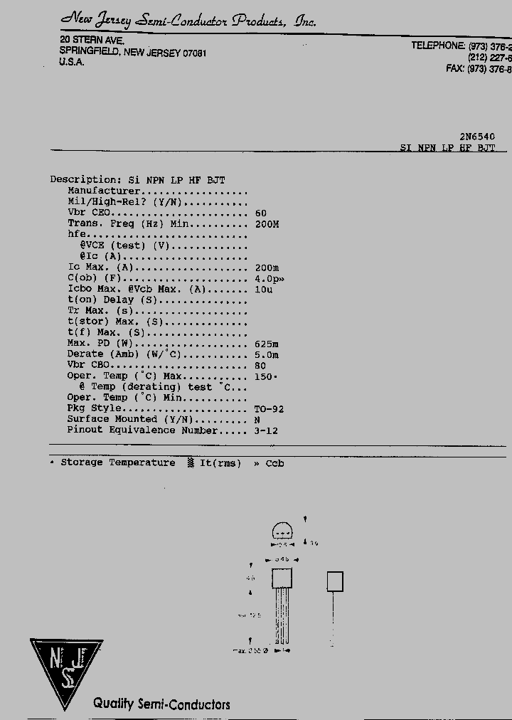 2N6540_8297117.PDF Datasheet