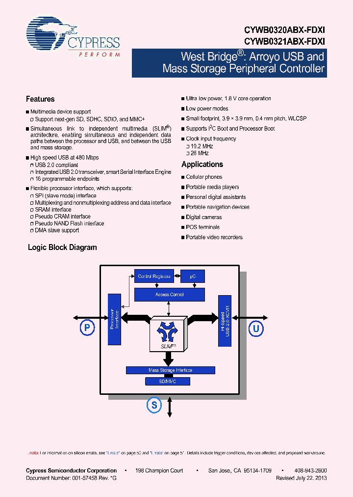 CYWB0320ABX-FDXIT_8300137.PDF Datasheet