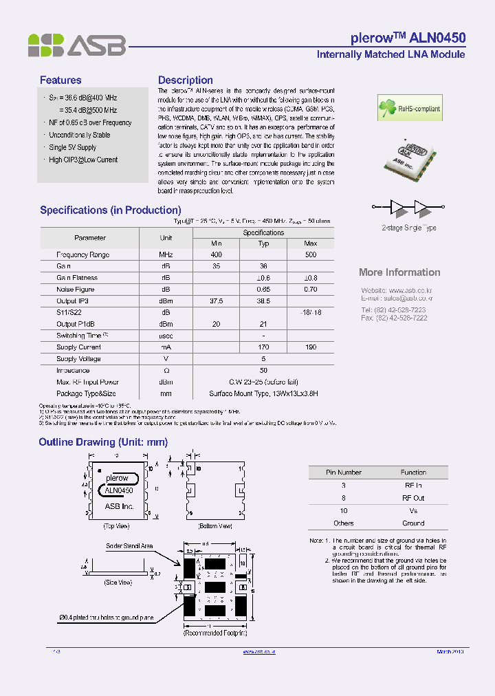 ALN0450-13_8307782.PDF Datasheet