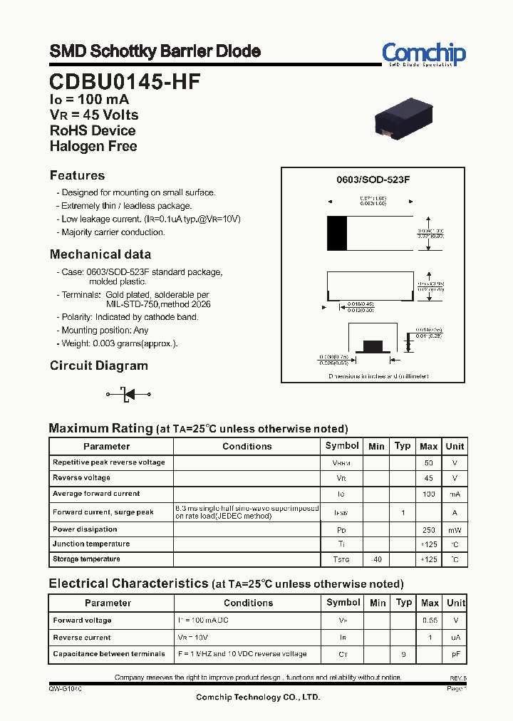 CDBU0145-HF_8316397.PDF Datasheet