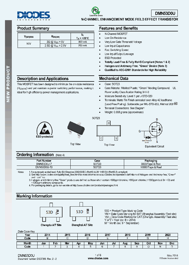 DMN53D0U_8323232.PDF Datasheet