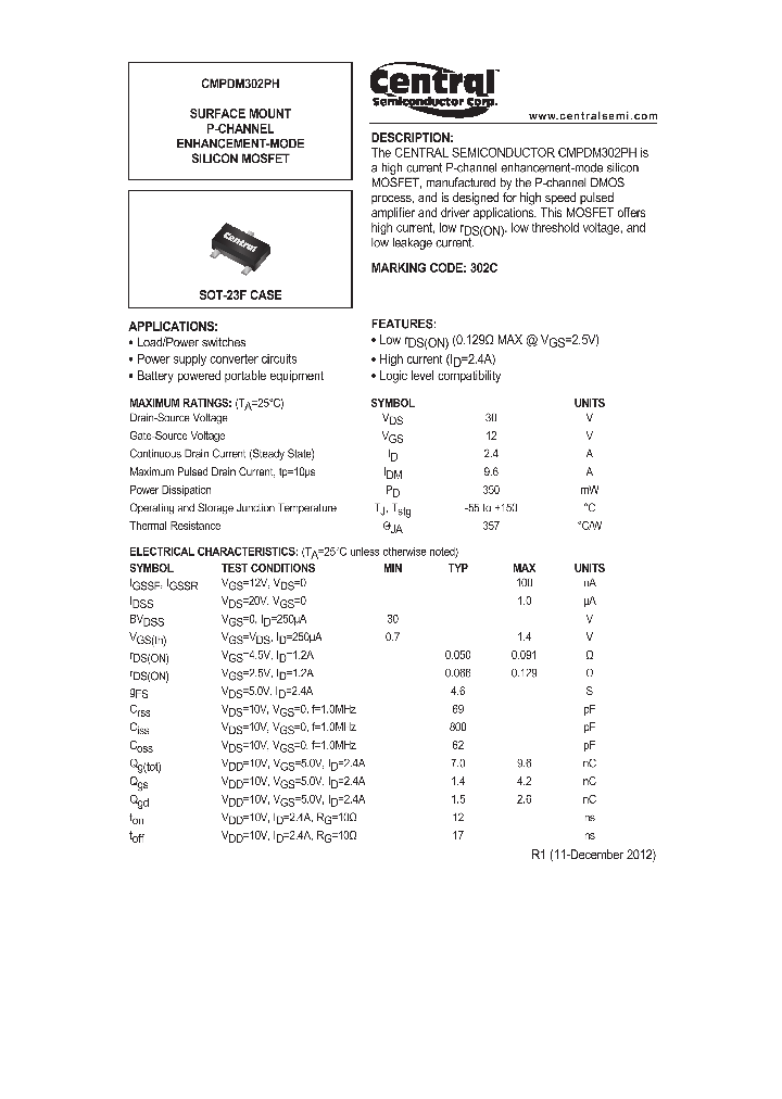 CMPDM302PH-12_8332942.PDF Datasheet