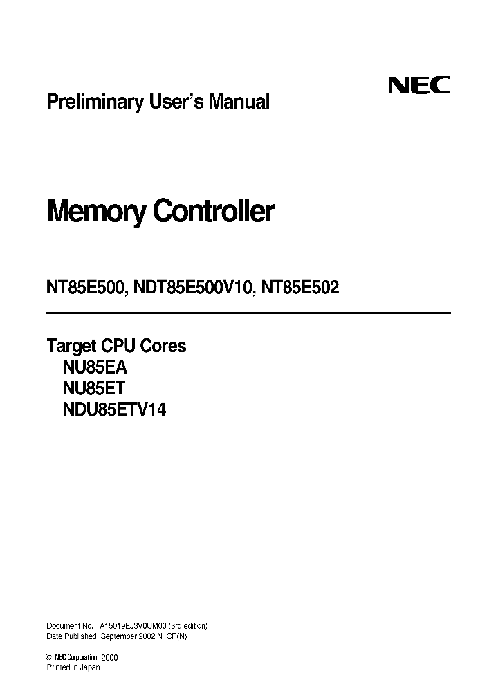 NT85E500_8353237.PDF Datasheet