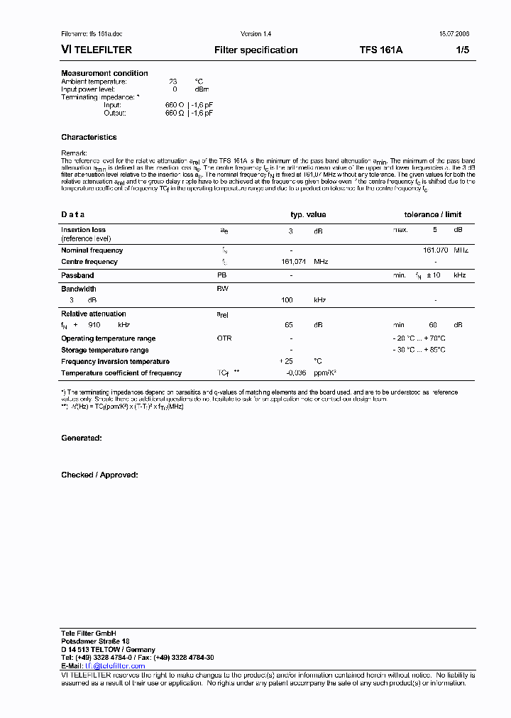 TFS161A-06_8361727.PDF Datasheet