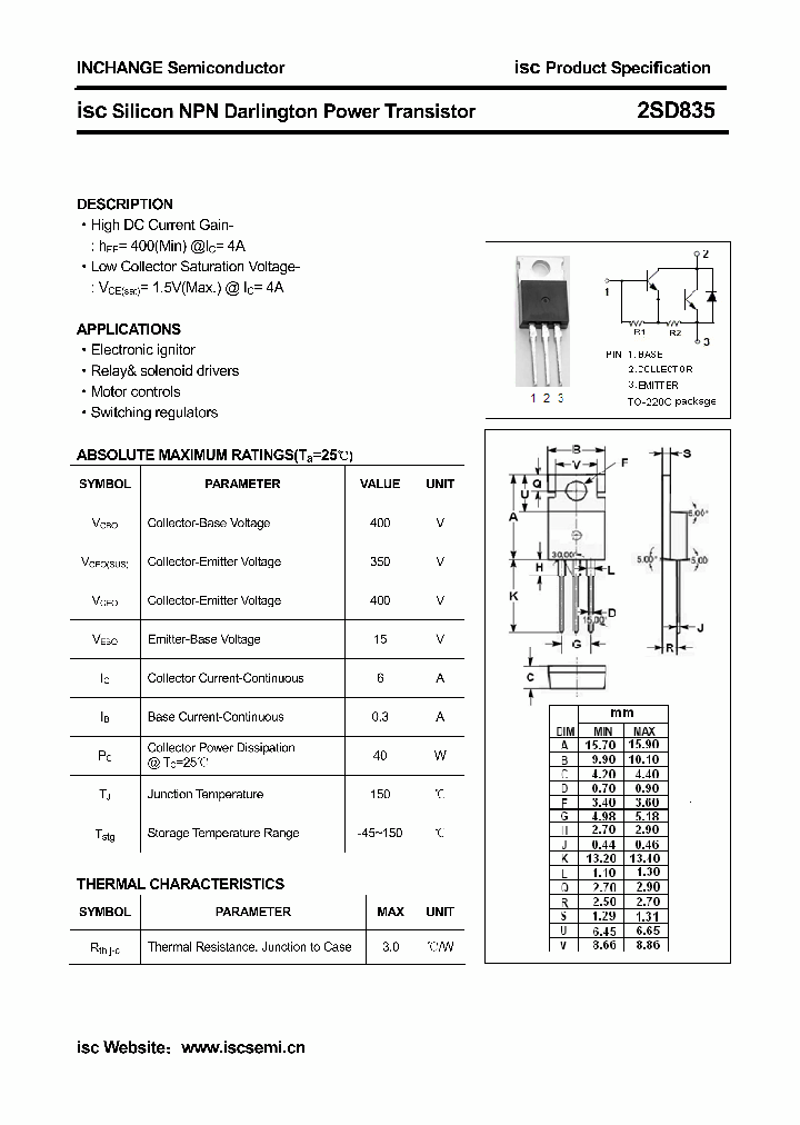 2SD835_8371026.PDF Datasheet