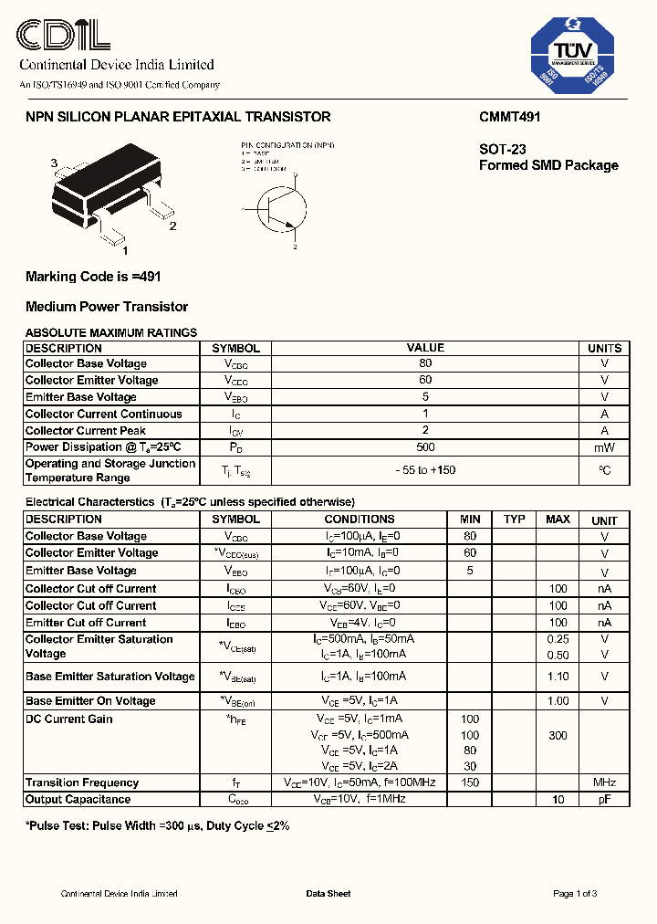 CMMT491_8375217.PDF Datasheet