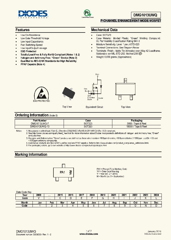 DMG1013UWQ-13_8383245.PDF Datasheet