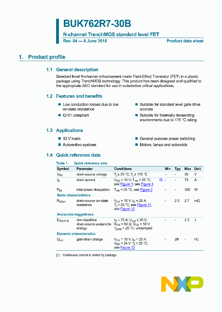 BUK762R7-30B-15_8387664.PDF Datasheet