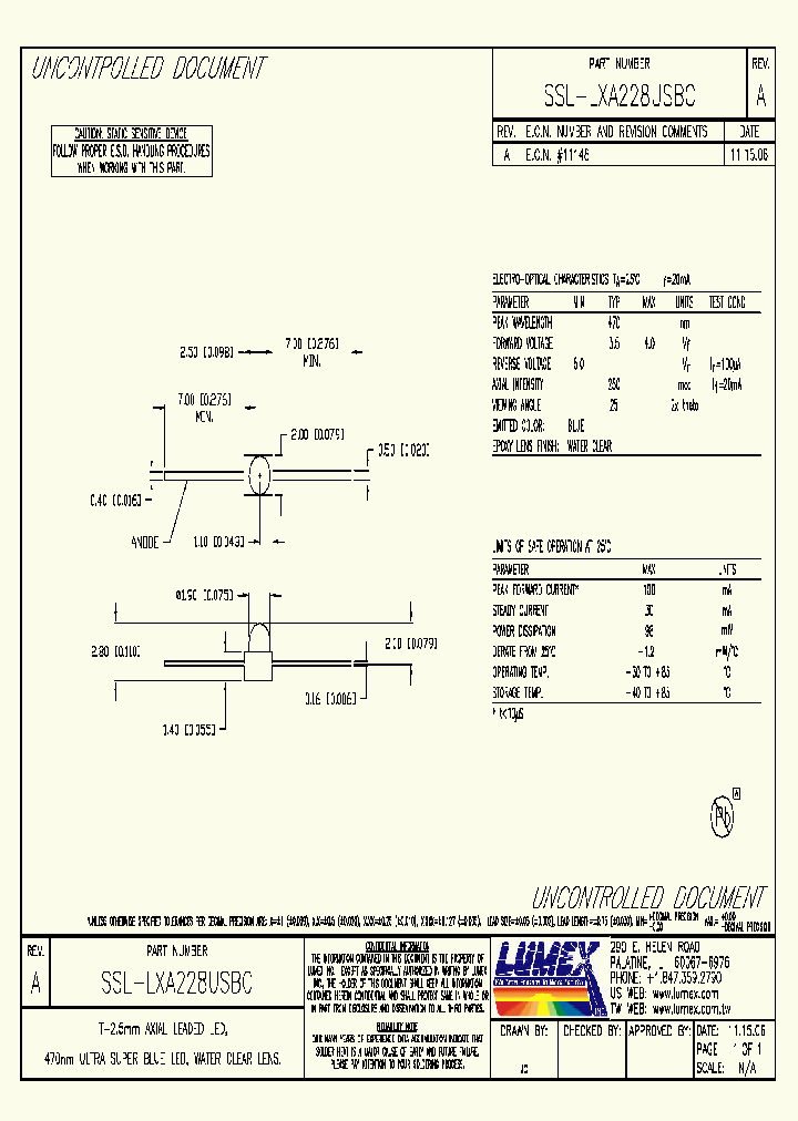 SSL-LXA228USBC_8400093.PDF Datasheet