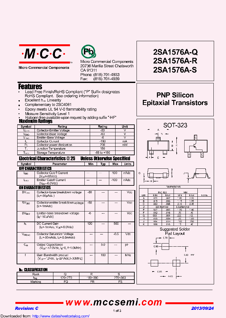 2SA1576A-R_8450660.PDF Datasheet