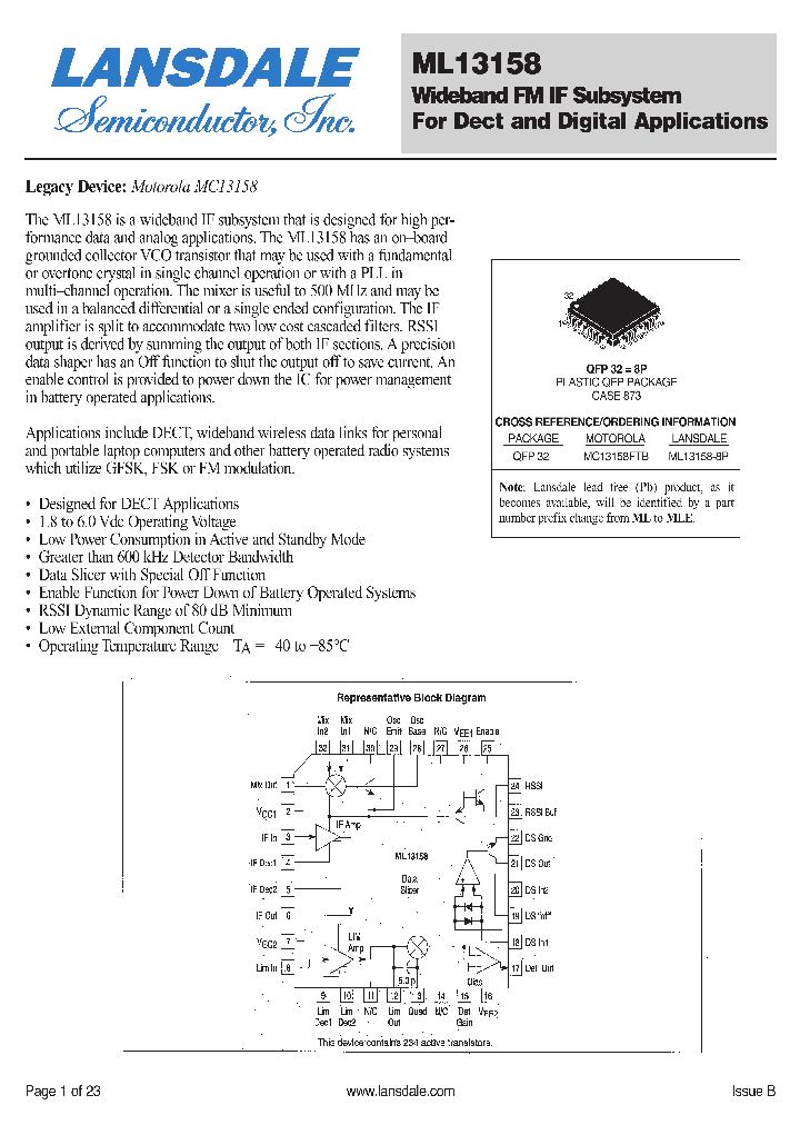 ML13158_8494033.PDF Datasheet