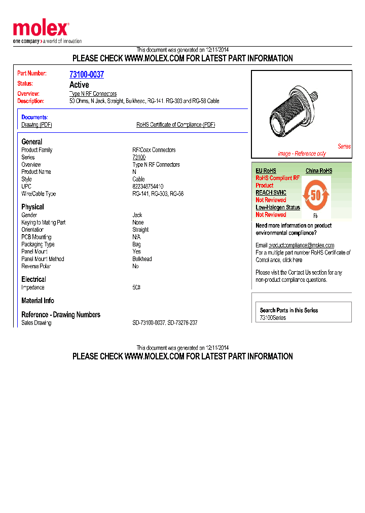 73100-0037_8500586.PDF Datasheet