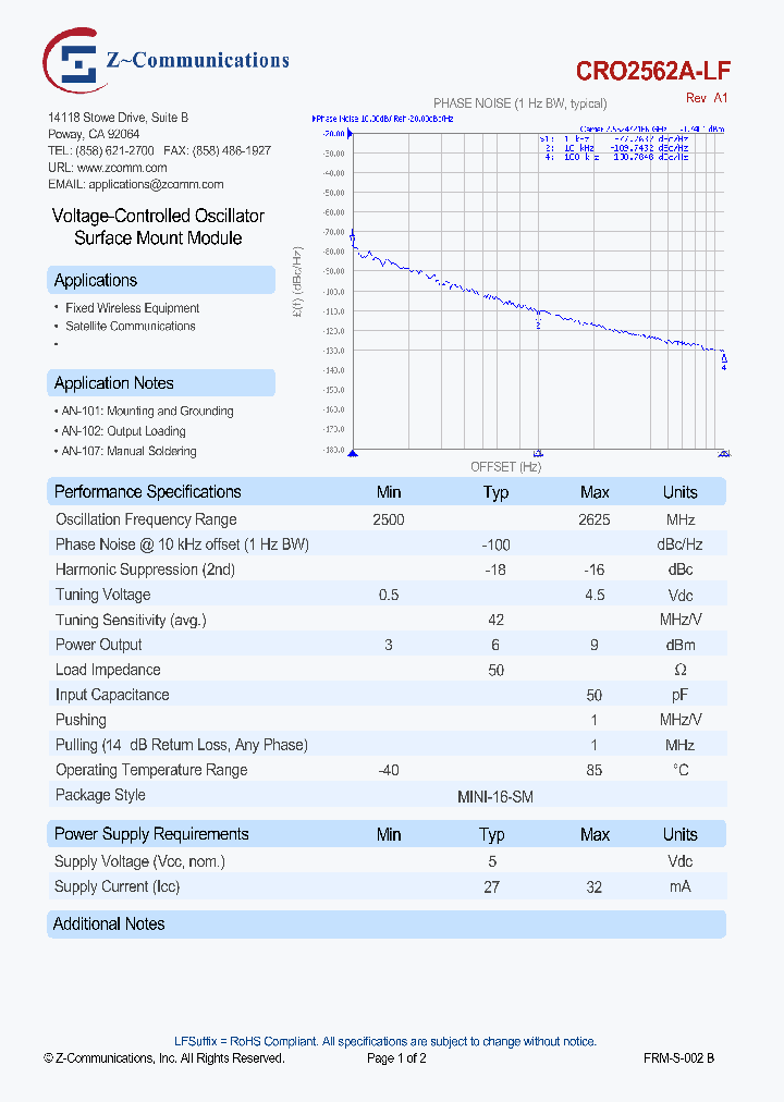 CRO2562A-LF_8525024.PDF Datasheet