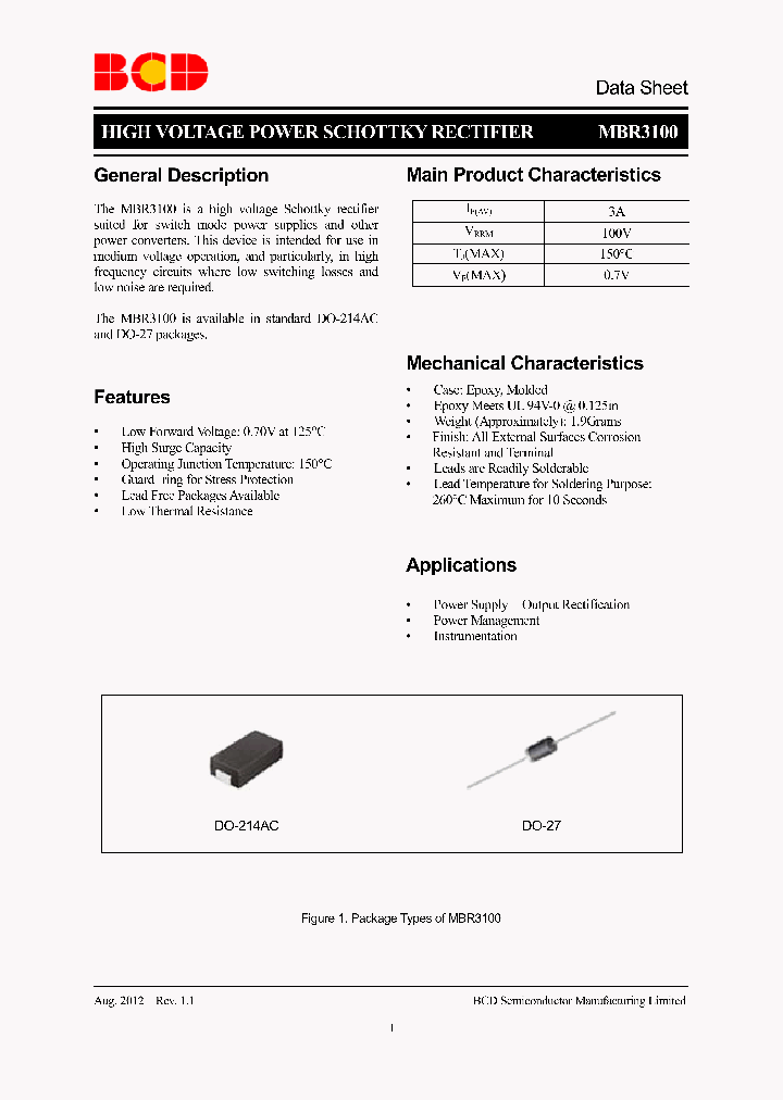 MBR3100VRTR-E1_8617365.PDF Datasheet