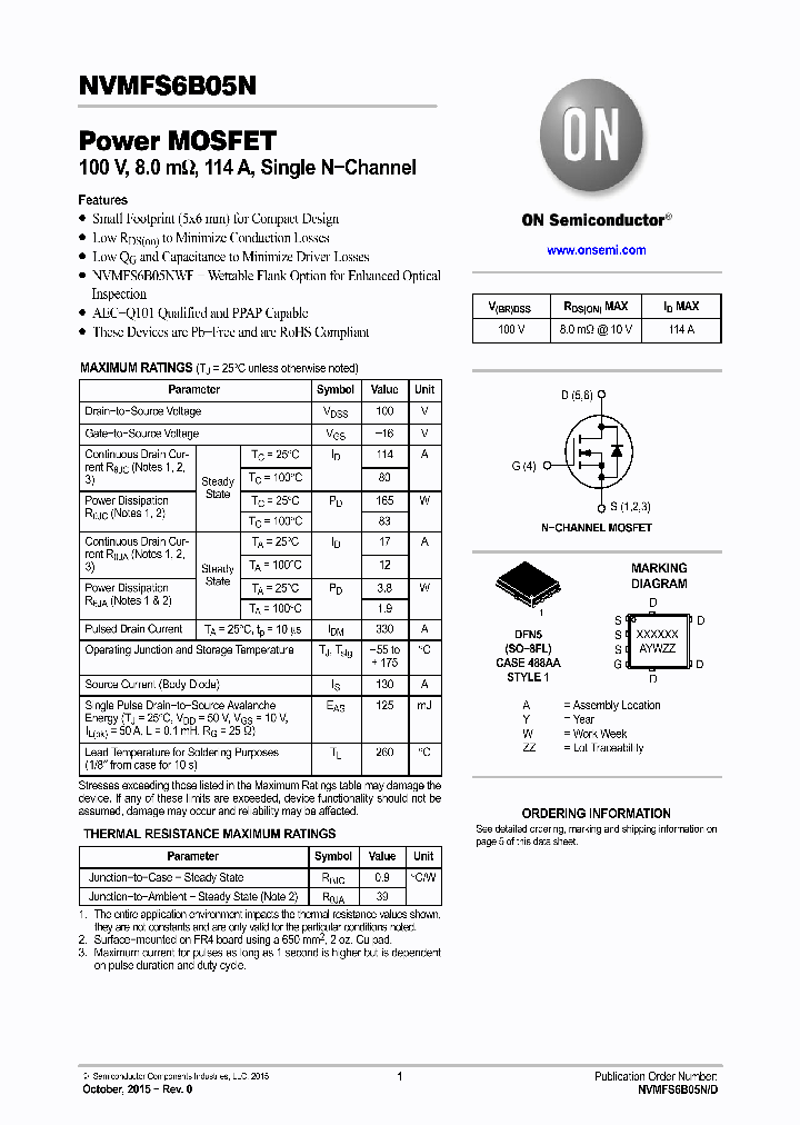 NVMFS6B05NWFT1G_8638873.PDF Datasheet