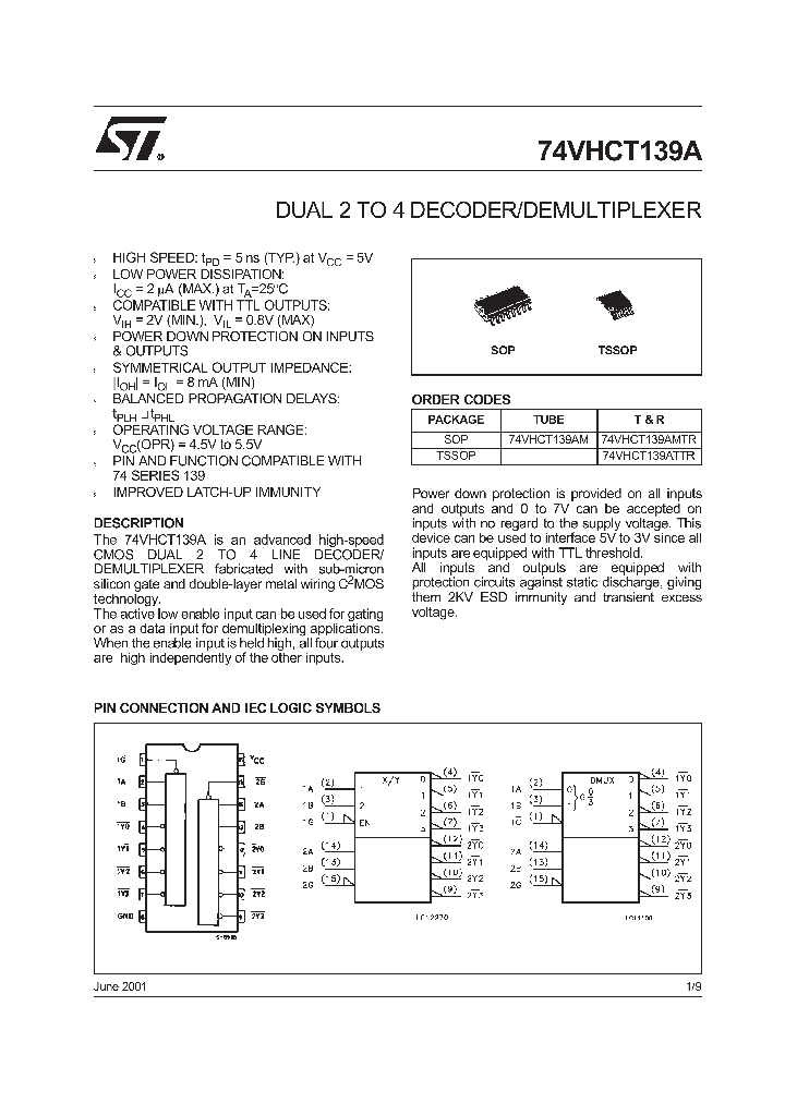 74VHCT139ATTR_8659192.PDF Datasheet