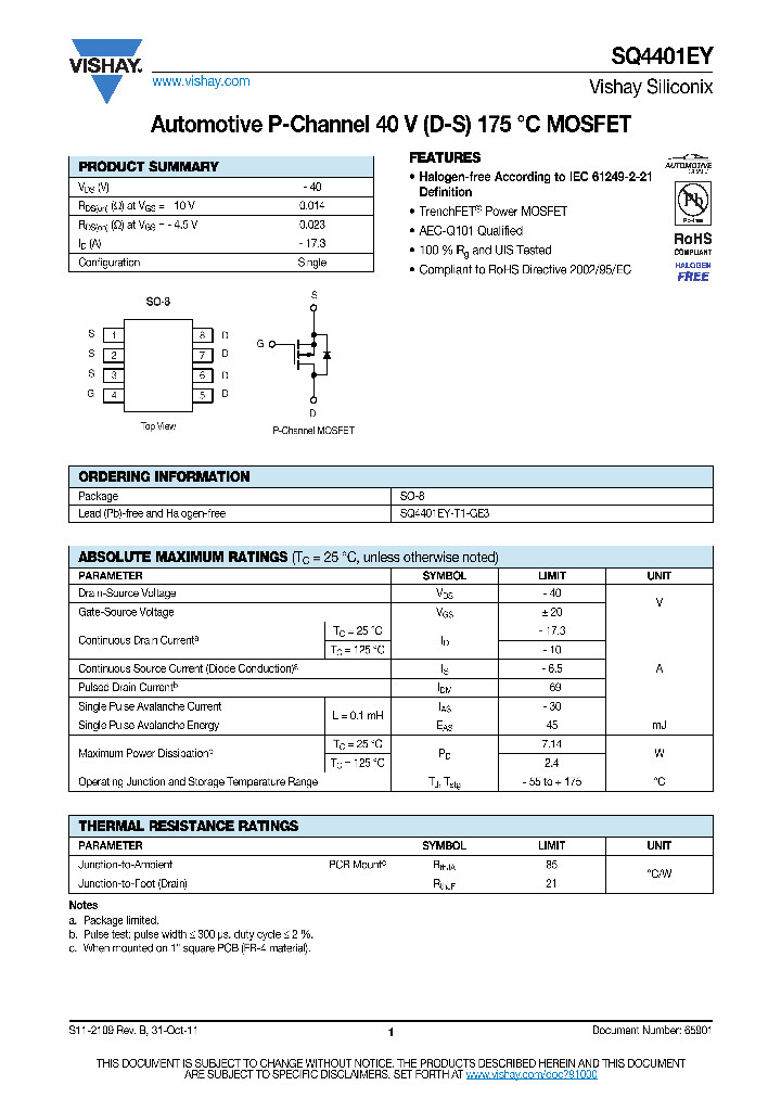 SQ4401EY-15_8718299.PDF Datasheet