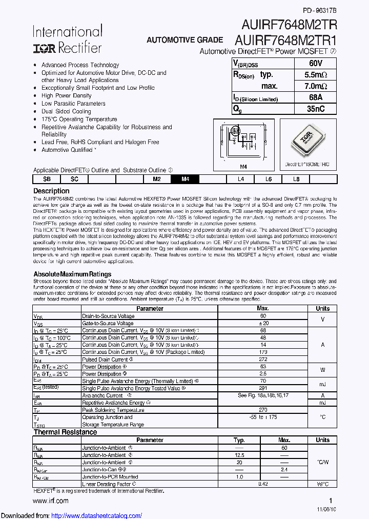 AUIRF7648M2TR1_8726858.PDF Datasheet