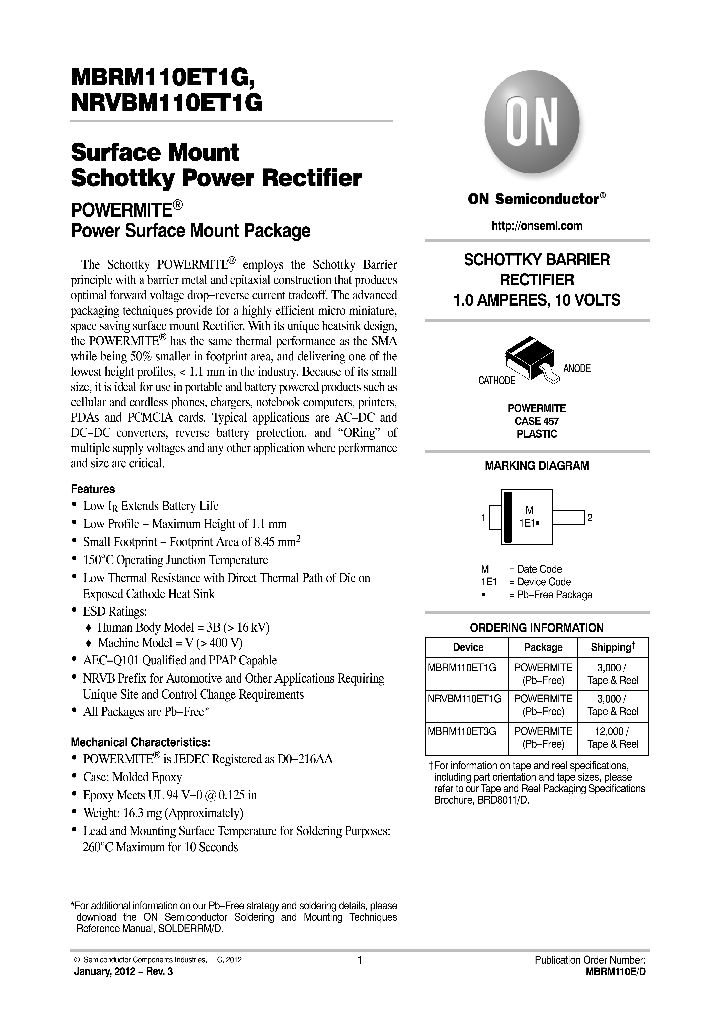 NRVBM110ET1G_8733392.PDF Datasheet