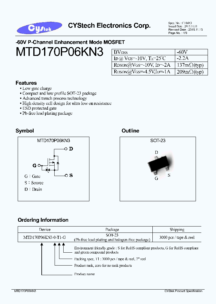 MTD170P06KN3_8746202.PDF Datasheet