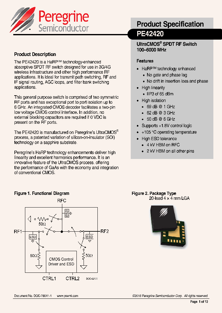 PE42420LGBB-Z_8764025.PDF Datasheet