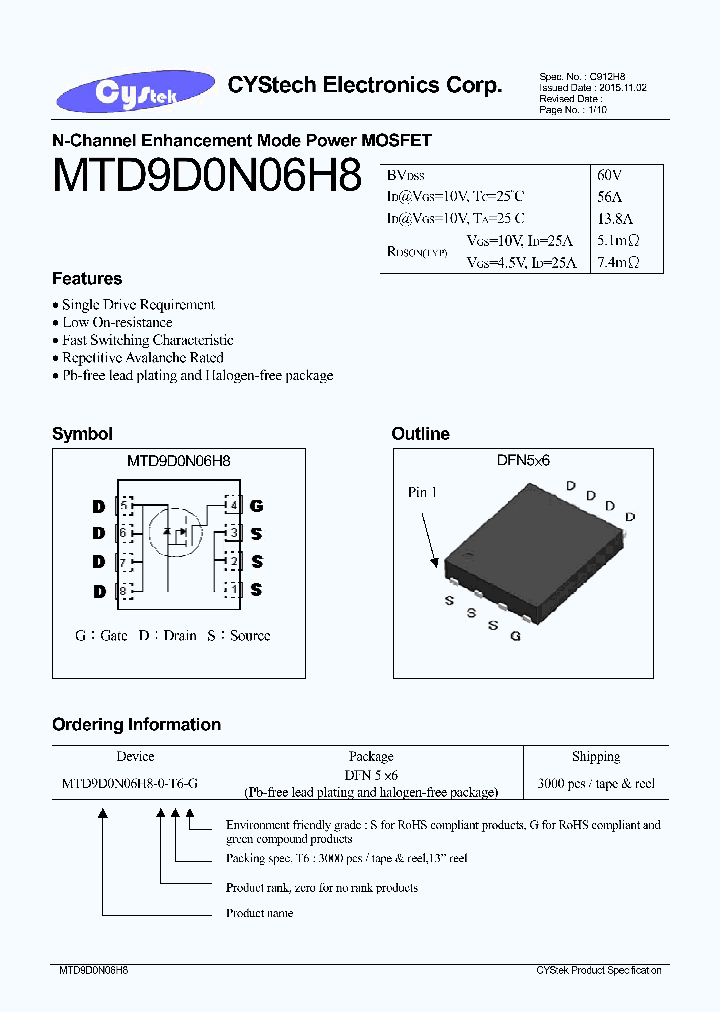 MTD9D0N06H8_8805442.PDF Datasheet