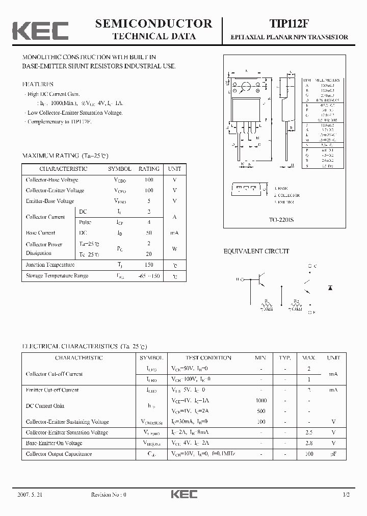 TIP112F_8832926.PDF Datasheet