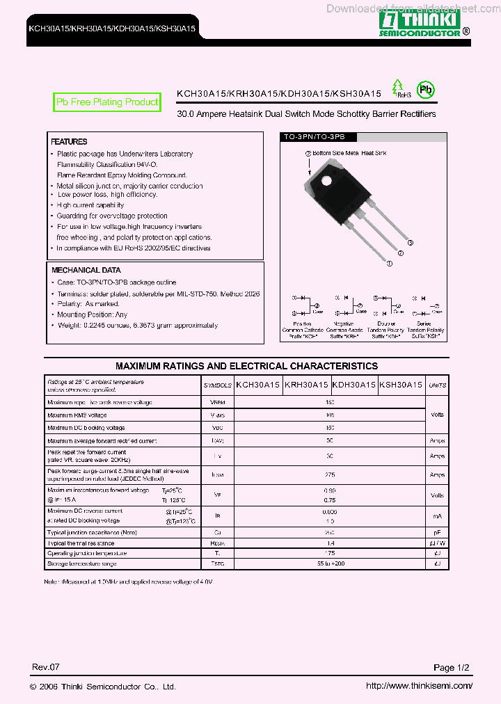 KCH30A15_8867335.PDF Datasheet