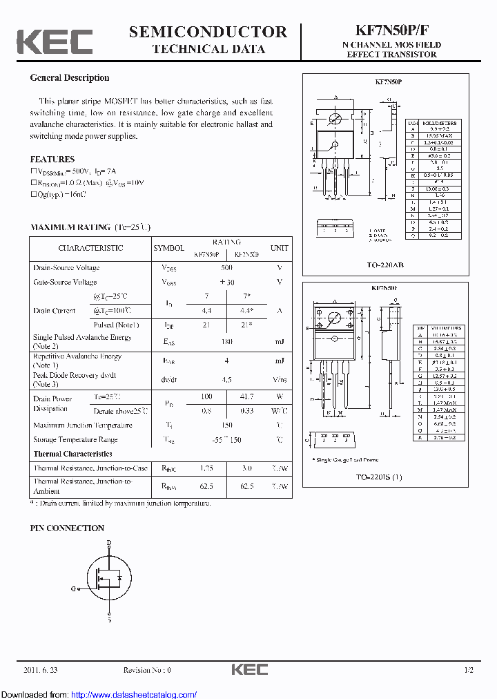 KF7N50P_8872463.PDF Datasheet