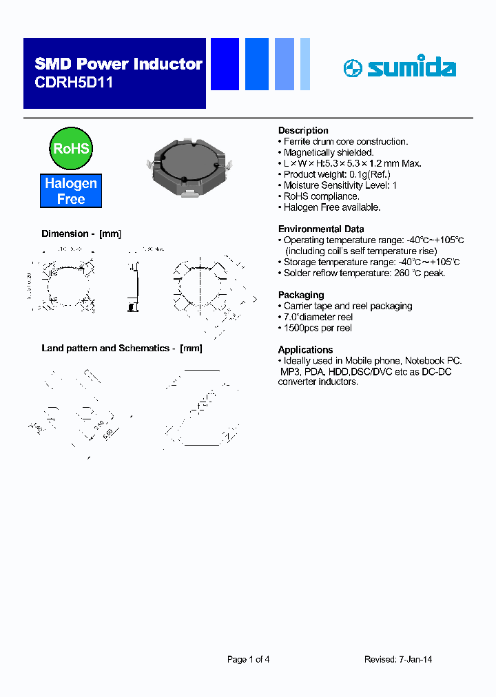 CDRH5D11_8883952.PDF Datasheet